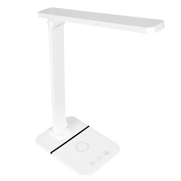 LED Skrivebordslampe 3 Lysmoduser Berøringskontroll Øyebeskyttelse Bordlampe 15W Trådløs Lading