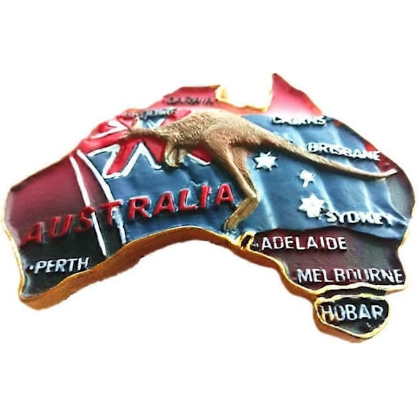 Sopiva 3D Australia Eläin Kenguru Jääkaappimagneetti, Koti & Keittiö Koriste Magneettitarra. Australian kartta Matkamuisto Jääkaappimagneetti