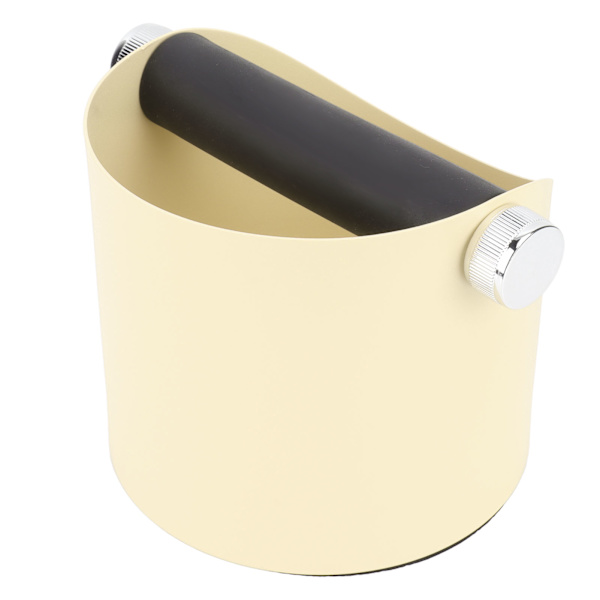 Kaffe Knock Slag Hink Hemma Liten Anti Slip Kaffemaskin Grounds Box Pulver Slag Återvinning Hink Gul