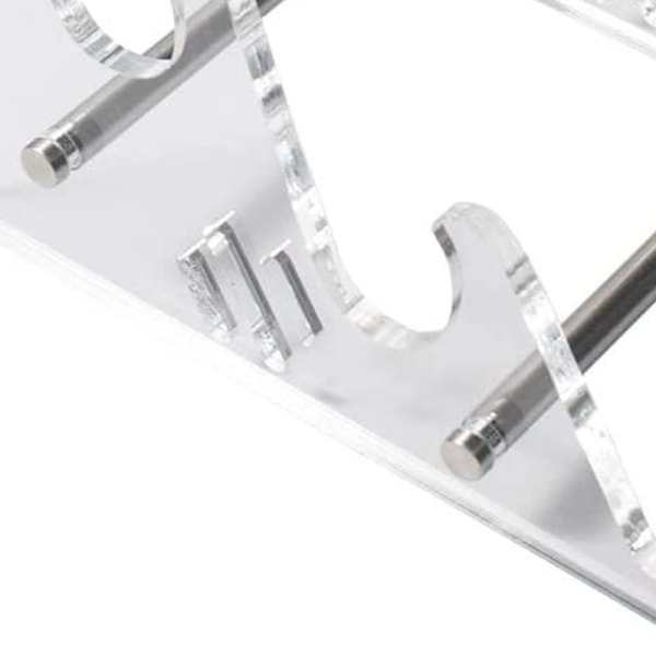 Tastatur Oppbevaringsstativ Avtakbart Klar Akryl Heving Tilt Mekanisk Tastatur Display Stand for Home 3 Layer