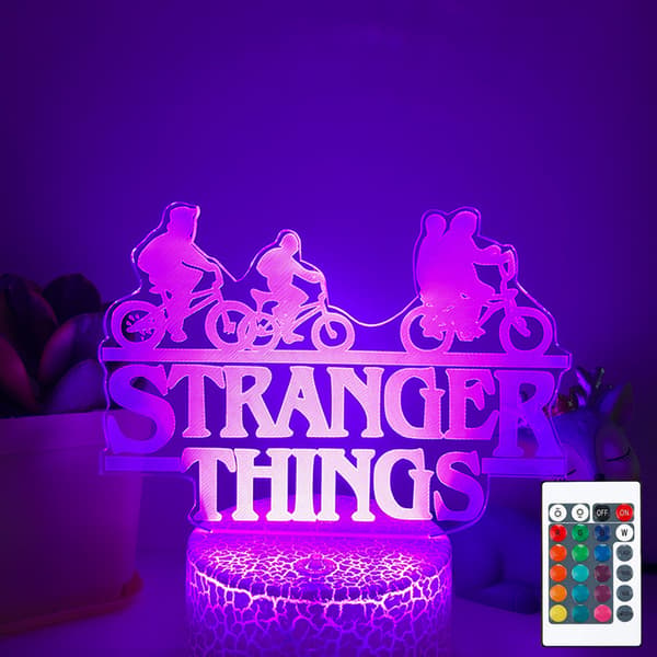 Gaming Room Lys TV Drama 3D Lampe Bursdagsgaver Gave til Barn Jenter Gutter