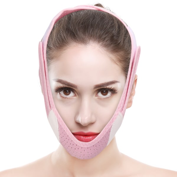 V Face Slimming Bandage Korkea elastinen kasvojen ihoa kohottava kiinteyttävä laihdutusvyö
