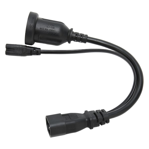 IEC320 C14–IEC320 C7 AU-johto uros-naaras 1 in 2 ulos Y Power tulostimen digitaalikameralle 12,6 tuumaa