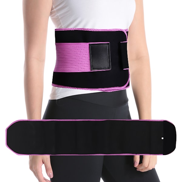 Waist trainer Multi elastiskt viktlyftande svettande midjeskyddsbälte (L 23 x 117cm)