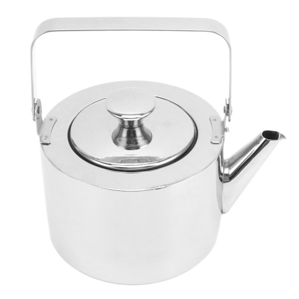 Rustfrit tekande i rustfrit stål med si, tykkere metaltekande med ergonomisk håndtag til alle komfurer, lille, 1L