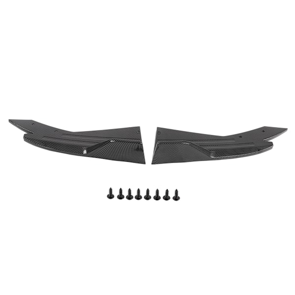 Bakre spoiler stötfångare läpp diffusor splitter canard skydd kolfiber stil sidokjol universell karosseri kit för bilar