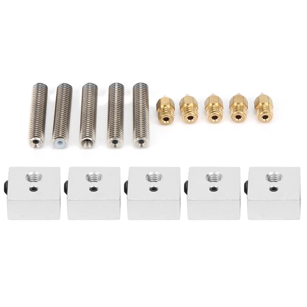 Aluminium Värmeblock för Makerbot MK8 Hot End 3D-skrivarmunstycke Halsrörstillbehör