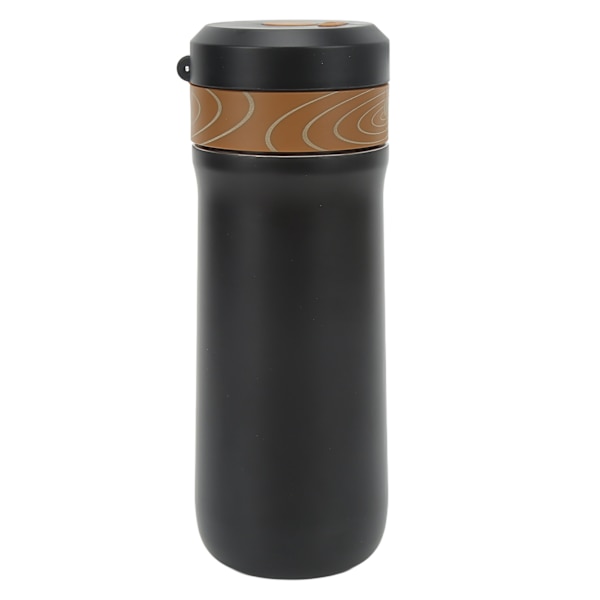 Bärbar utomhuskaffekanna fransk press kaffebryggare, isolerad resemugg i rostfritt stål med kaffesumpfilter