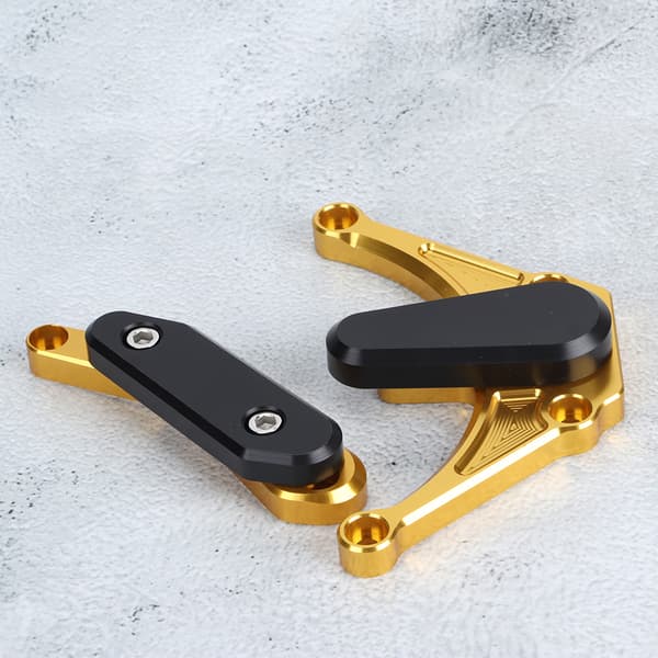 Motor Side Protector Deksel Ramme Slider Crash Guard Passer til Yamaha YZF‑1000 R1 2009‑2014 Gull