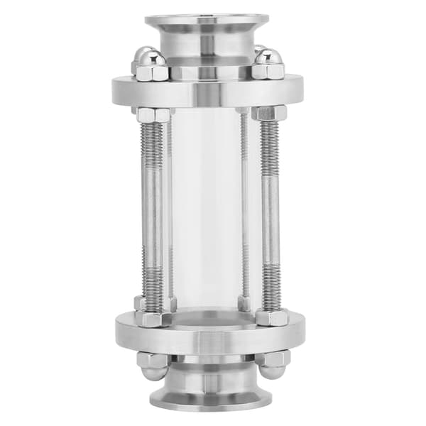 Rustfritt stål 304 Flow Sanitært synglass Tri Clamp Type 38Φ