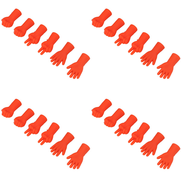 24 st stickningsnålstopp i gummi, sten, sax, påse, stickningsnålskydd för stickning, hantverk, quiltning, gör-det-själv-konst