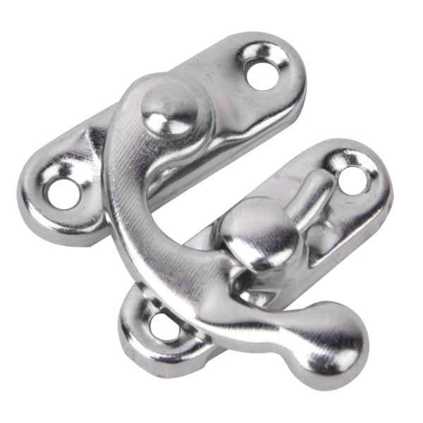 30 stk Haspkrok Retro-stil jernlåskrok Hasp for smykkegaveesker 3,2 x 2,8 cm Sølv venstre låsekrok Hasp