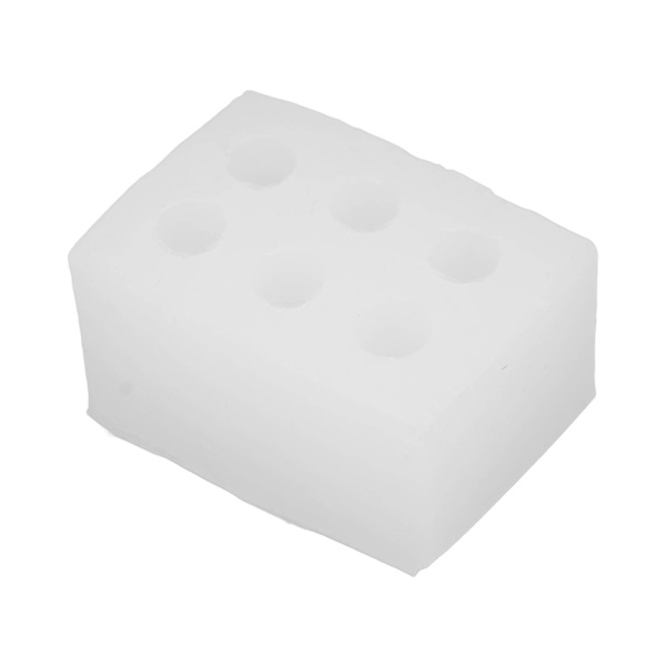 3D-søjlelysform Mini DIY Genanvendelig vaskbar silikonelysform til hjemmesalon
