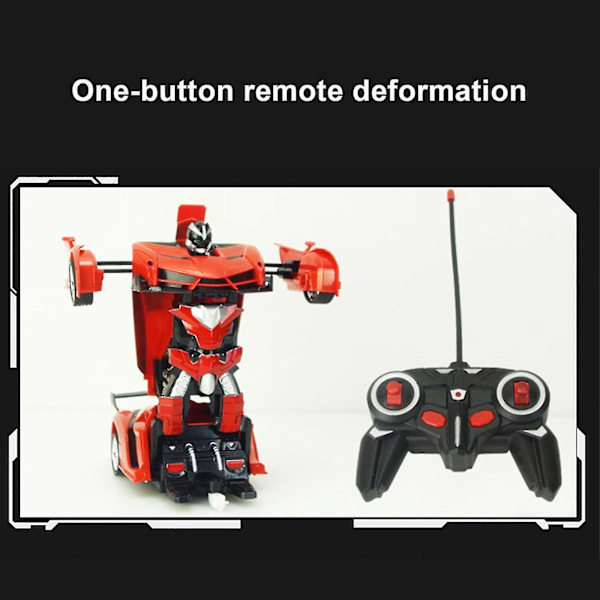 RC Police Car Transformer Toy