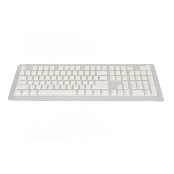 PBT Keycaps High Low Layout Double Layer 2 Color 108 Keys Mechanical Keyboards for 61 87 104 108 Keyboard White