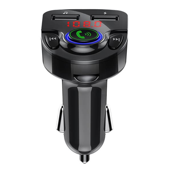 G32 12-24V Bluetooth FM Håndfri Hukommelseskort MP3-afspiller A2DP Biltilbehør Sort