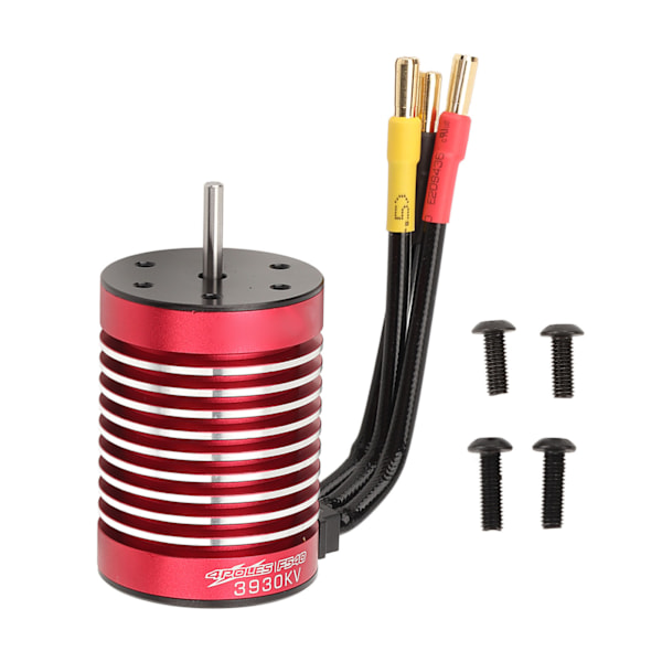 F540 3930KV RC bil børsteløs motor med temperaturkontrolport V2 intern rotation 4-polet sensorløs børsteløs motor