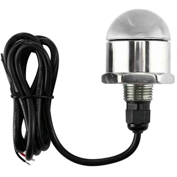 Rostfritt stål marin undervattens LED-lampa grönt ljus
