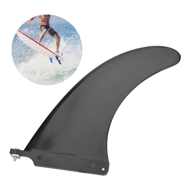 9 tommer PVC Surfbræt Haleror Split Surfing Vandskel Fin Tilbehør Sort