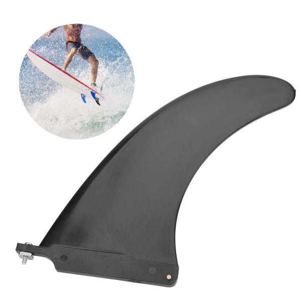 9 tuuman PVC-surffilaudan peräsin, jaettu surffauksen vedenjakofin, lisävaruste, musta