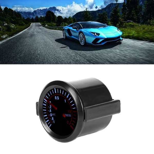 12V Universaali 52mm/2.05in Modifioitu Varoitustoiminto Turbo Mittari Auto Instrumentti
