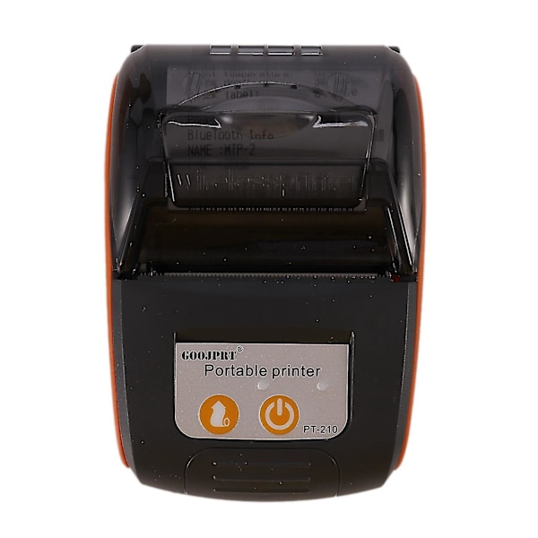 Pt210 58mm Bluetooth Termisk Skrivare Portabel Trådlös Kvittomaskin kompatibel Windows Android Ios Eu-DT