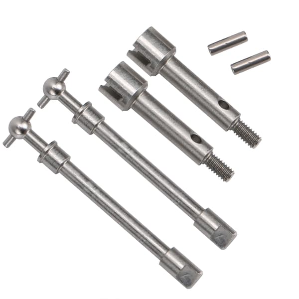 Drivaksel i rustfrit stål, erstatning for Axial SCX24 90081 1/24 RC bil