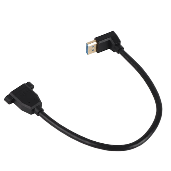 Displayportin uros- ja naaraspuolinen Displayport-tuki 8K/60HZ 4K/120HZ 90° Kyynärpää Displayport 1,4 -kaapeli 0,3 metrin näytölle