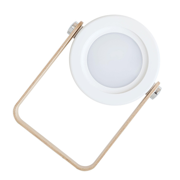 LED-lykta nattlampa hopfällbar teleskopisk USB-bordslampa utomhus barn 3D-gåvor elegant vit