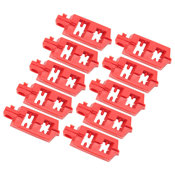 10 st Snap On Circuit Breaker Lockout PA Nylon Energiisolering Säkerhet Circuit Breaker Lockout Device