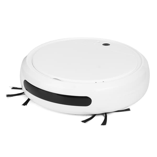 Multifunksjonelt intelligent UV-lys feiende robotstøvsugersett for hjemmekontor (hvit)