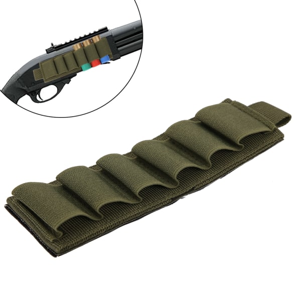 Multi Tactical Shotgun Shell Pouch Ammo Holder Pouch Jakttillbehör Army Green