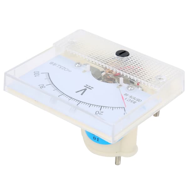 Peker DC Voltmeter Panel Volt Spenningsmåler Måleinstrument 85C1 DC 0~100V