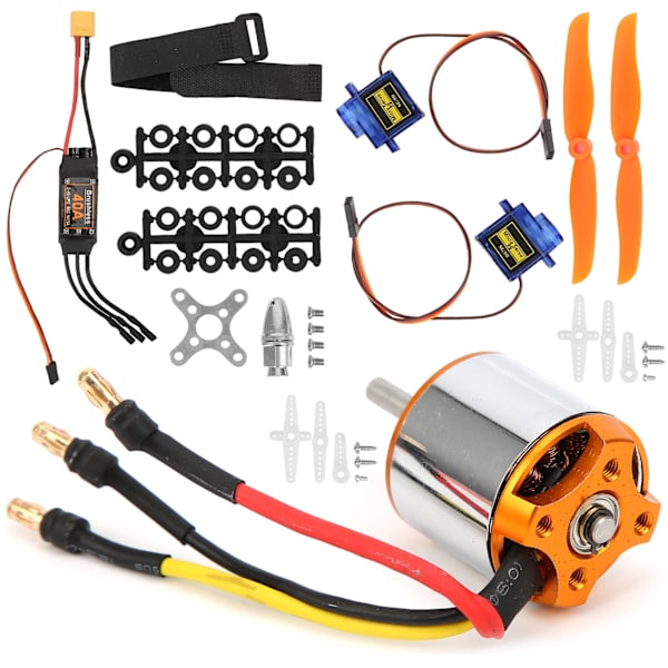 2217 KV1250 Motor 8060 Propel Styremotor 40A XT60 ESC til RC Helikopter