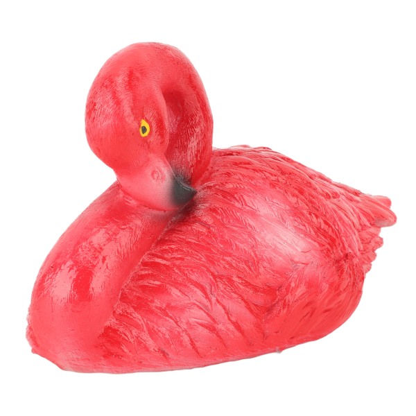 Flamingo Dekorationer Flytande Flamingo Prydnader för Fiskdamm Fisk Tank Bakgård Uteplats Gräsmatta Liten Röd Vilande Flamingo