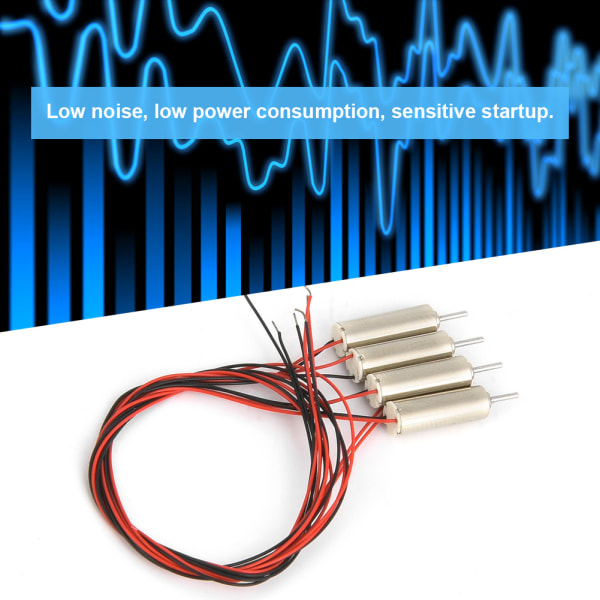 4 kpl DC 4,5 V 31440 RPM Coreless Motor 4x12mm mikromoottori RC-helikopterilelulle