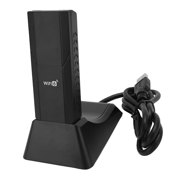 AX1800 WiFi 6 USB-sovitin, kaksitaajuinen 2,4 GHz:n ja 5 GHz:n langaton USB-verkkosovitin Windows 10:lle ja 11:lle PC-kannettavalle