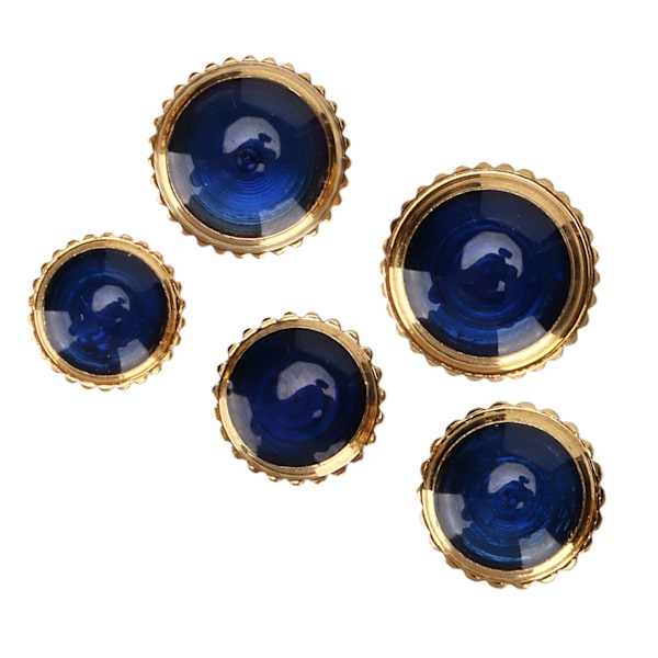 5 st bärbar watch Crown guld stål watch reparation tillbehör för urmakare
