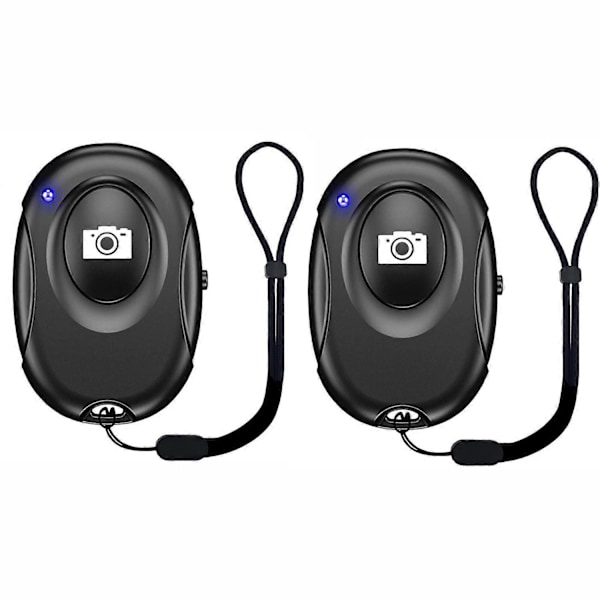 Trådlös Bluetooth Kamerafjärrutlösare 20M Räckvidd för Smartphone 2-pack