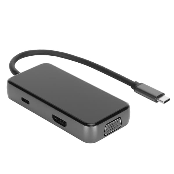Type-C til PD/HDTV/VGA/DP/MINIDP Kabeladapter Bærbar Type-C Multiport Konverter