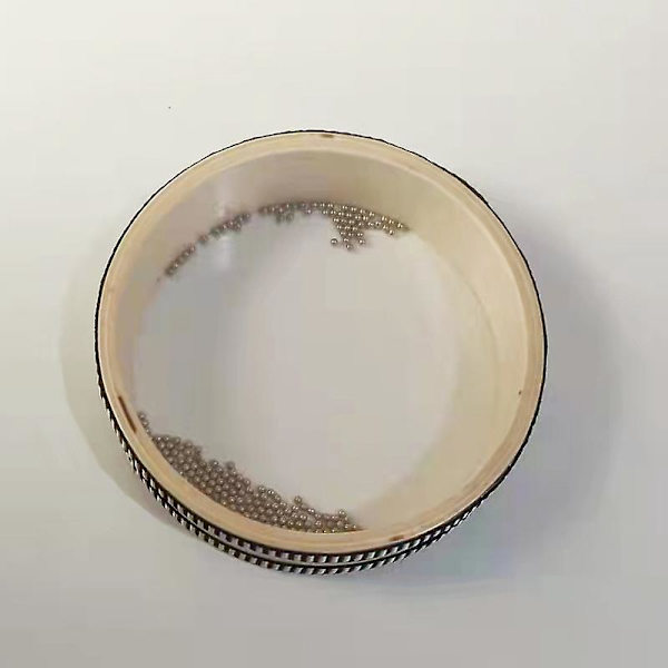 Luonnollinen väri 20cm Ocean Wave Bead -käsikummu Percussion-instrumentti