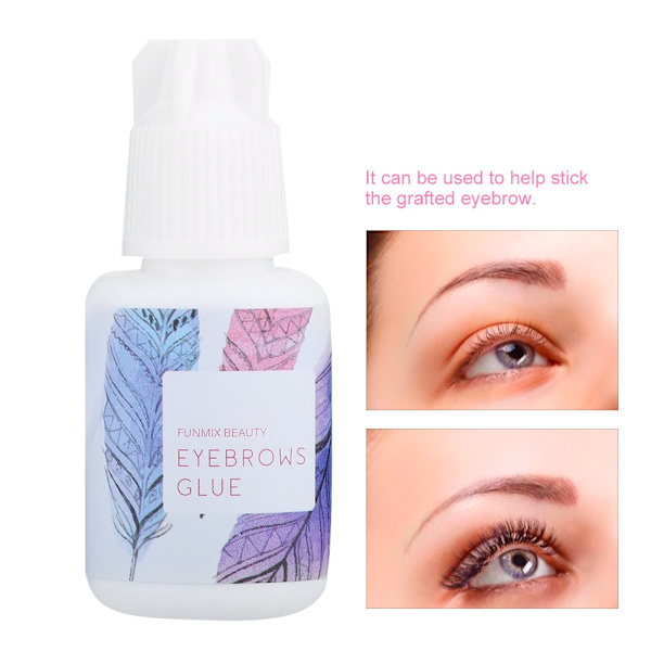 Profesjonell podet øyenbrynsforlengelseslim Gel Brow Liquid Langvarig 10ml