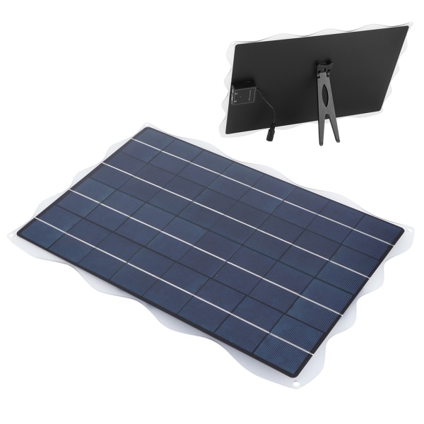 20W 18V solcellepanel batterioplader med beslag til udendørs rejsecampingpicnic