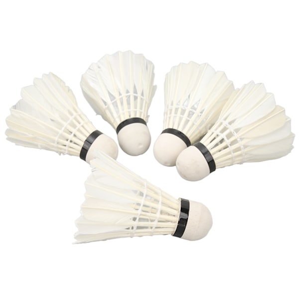 5 st LED Badmintonbollar Mörker Natt Glöd Birdies Belysning Brytare Kontroll Elastisk Gåsfjäder Belysning Bollar