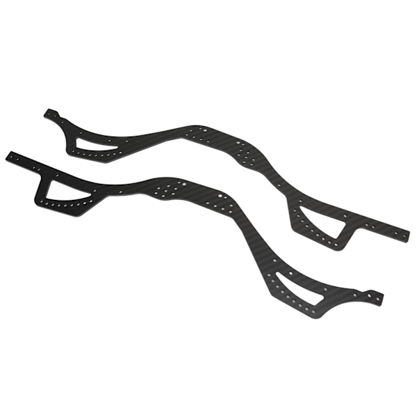 2 stk karbonfiber chassis sideplater lettvektig ubøyelig chassis rammeskinner for Axial SCX10 Pro RC Crawler Car