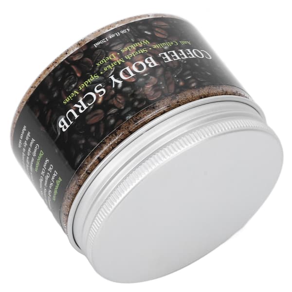 Kaffe Body Scrub Eksfolierende Body Scrub Nærende Kaffe Dødehavssalt Scrub til Fuld Kropspleje 120ml
