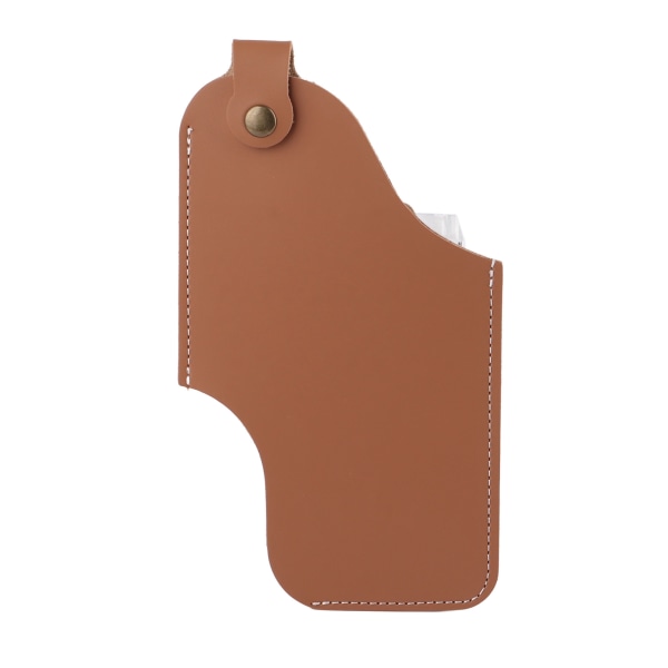 Retro PU nahkainen puhelinkotelo Professional Tyylikäs suojaava matkapuhelimen case Cover vyölle Ruskea L