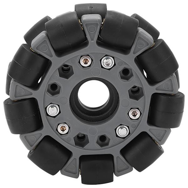 100mm kaksoismuovista valmistettu omnipyörä, kuormitus 20 kg, alustarobottipakkausta 14049 varten