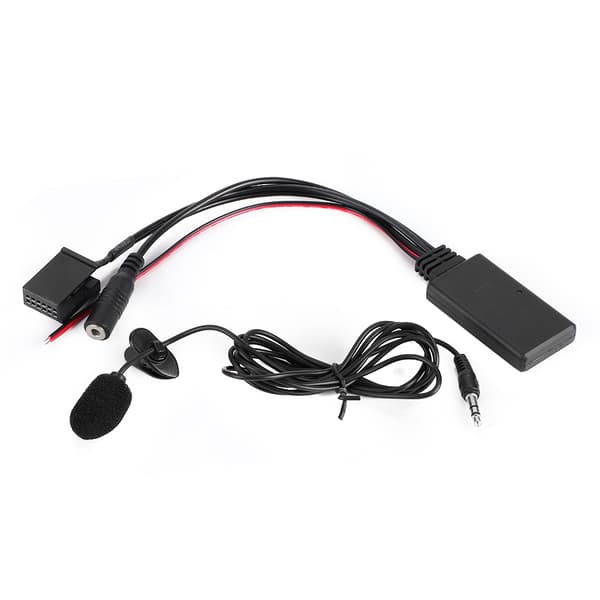 AUXIN Ljudkabeladapter Bilstereo Bluetooth Mikrofon Passar Opel CD30 CDC40 CD70 DVD90