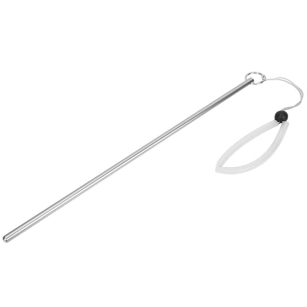 Dykking Tickle Pointer Stick i aluminiumslegering med måling og snor (sølv)